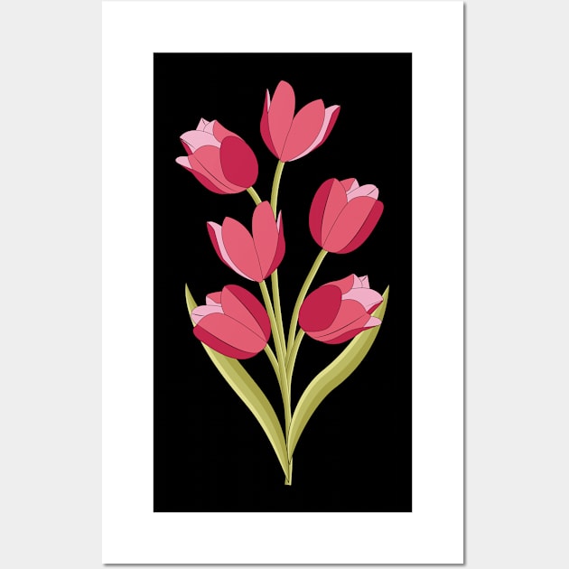 Tulips Wall Art by Designoholic